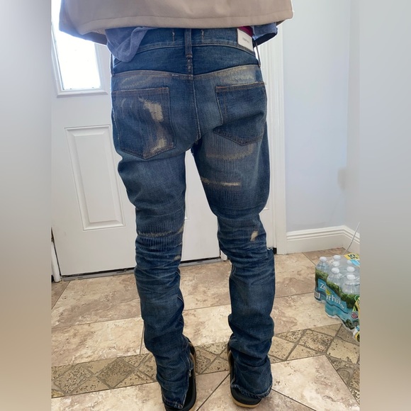 COPY - NEW W O T 🚨 Fear of god zipper ankle distressed by hand Japanese selvedge - Picture 8 of 17